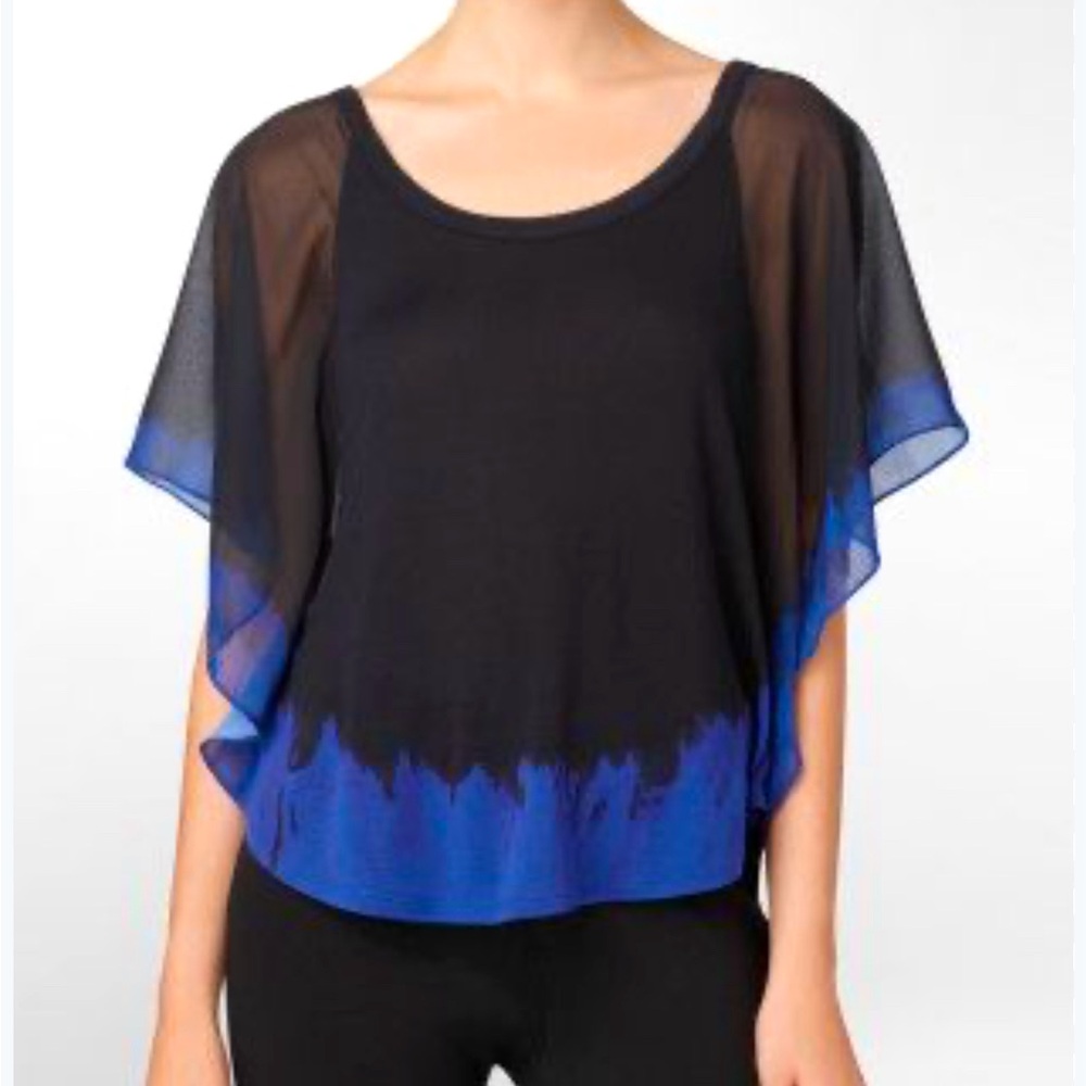 Calvin Klein Jeans dip dye batwing top